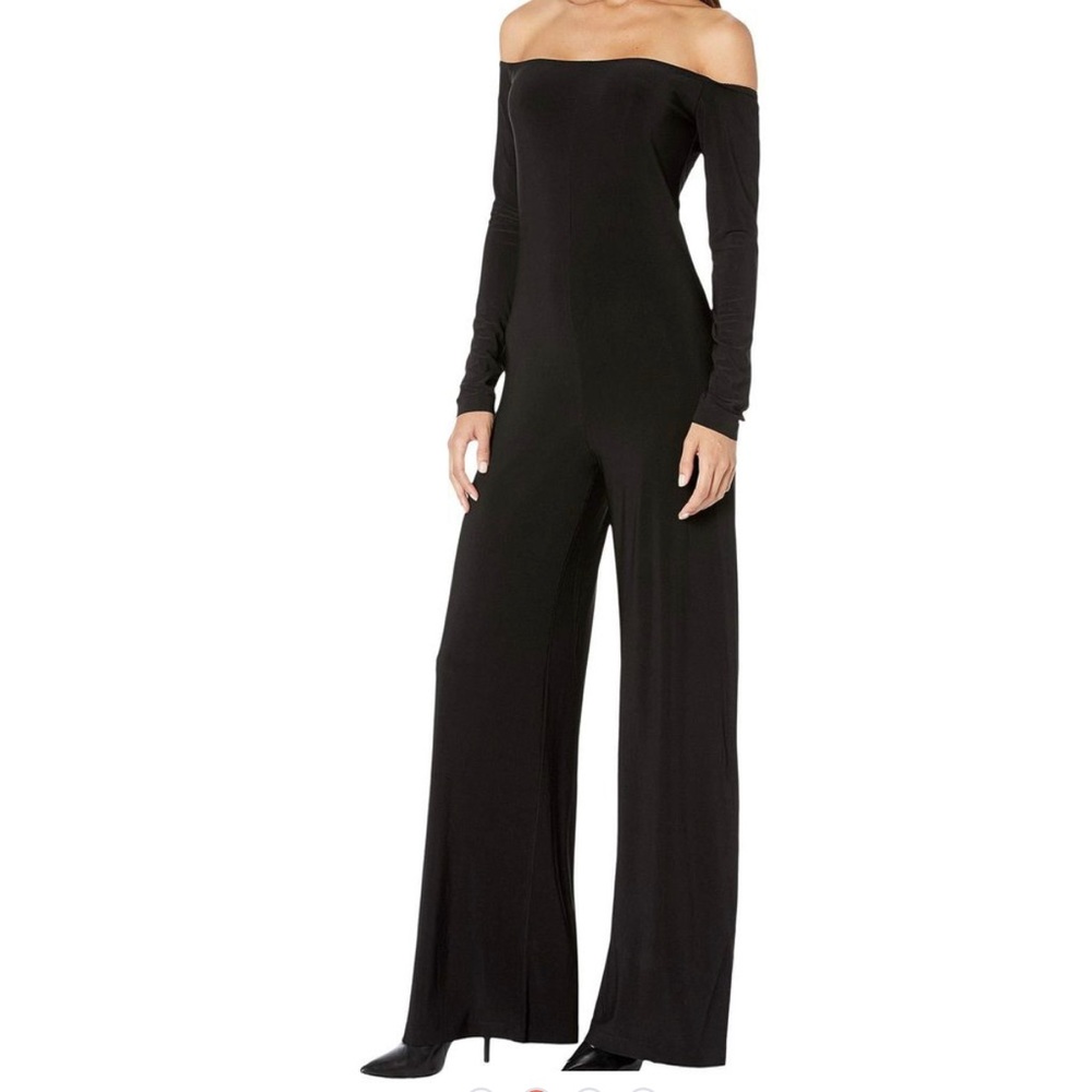 Nasty Gal long sleeved off the shoulder jumpsuit - Picture 2 of 3
